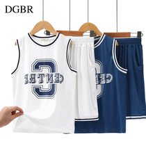 Childrens Modal Vest Set Sportswear New Quick DryIng Boy Summer Baby Summer Thin Air Conditioning Suit Loose