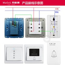 2021 display panel Hotel led door plate Electric A sub 86 Hotel Do Not Disturb please type switch doorbell reset switch