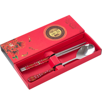 Chopsticks Spoon Portable Creative Stainless Steel Korean Pe