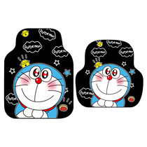 Car mat single piece cute cartoon lady car Main driver universal carpet mat anti-dirt easy to clean suede
