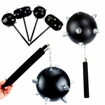 Meteor hammer inflatable childrens toy Mace meteor hammer help hammer hard handle inflatable hammer thousand tons Mace batch