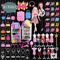2021 Barbie clothes and shoes set accessories children toy high heels House cheap girl