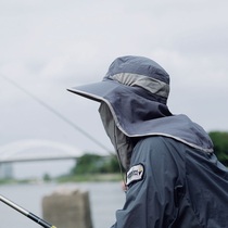  Sunscreen hat Mens summer outdoor sun hat Sun hat UV protection mens summer breathable fisherman hat Fishing hat