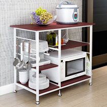Factory direct kitchen shelf microwave oven shelf multi-layer rack multifunctional kitchen storage rack floor rack