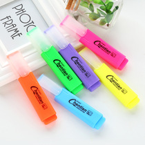 Purple entertainment color highlighter matte matte marker creative glitter fluorescent marker pen office stationery for students