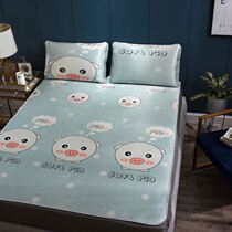 Summer Student Ice Silk Mats 90cm Schools Bunk Beds Bunk Beds Bunk Bed Single Double Mat Two Sets Air Conditioning Mat