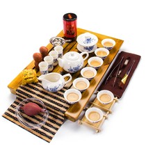 Kung Fu tea set set home simple tea tea set purple sand teapot tea cup small tea tray tea ceremony living room