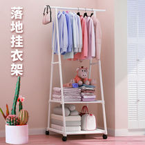 Simple coat rack shoe rack integrated hanger floor bedroom living room entrance shoe stool