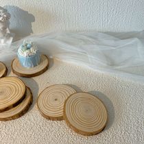 Solid Wood Wood scented candle tray expanded stone base plaster coaster tea cup holder seat bedroom photo ornaments