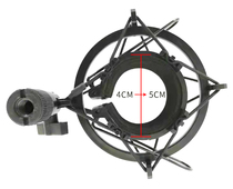 YBGAO microphone shockproof clip diameter 4 to 5CM microphone holder universal clip