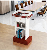 Multimedia classroom for podium training class conference room teacher school speech podium host shopping guide