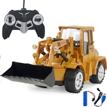 Remote control excavator model full hydraulic child toy car with excavator playing sand child girl 2021 new