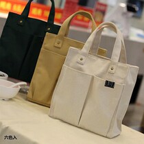 Lunch bag bag for handbag with lunch bag multi-pocket practical hundred canvas with lining colorful summer