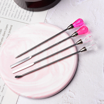 Fire paint mixing rod seal wax seal tool metal stirring needle fire paint seal retro decoration DIY handmade