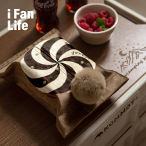 Van Shop Moka Ball paper towels Cloth Art Paper Towel Box Decorated Paper Towels Cover Office Living-room Home On-board Retro