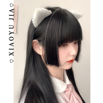 The owner of the Xiaoyu family cut the wig piece Wig female real hair Qi bangs piece natural forehead fake bangs head curtain