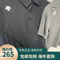 DESCENTE DISANTE POLO shirt short-sleeved T-shirt MALE Wu Yanzu with the SAME TOUGH quick-drying BUSINESS leisure