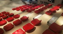 Sports fixed soft bag chair factory direct sales studio cinema telescopic grandstand outdoor auditorium ladder seat