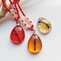 Cow baby fetal hair souvenir Make your own diy material pack Newborn baby hair pendant gift Umbilical cord pendant