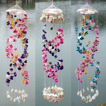 Conch shell wind chimes colorful home decorations Natural shells send students birthday gifts 61 gifts