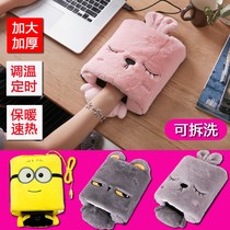 Winter Warm Hands Mouse Cover Mesh Red New Heating Mouse Mat Usb Cartoon Cute Warm Fever Table Mat Frost