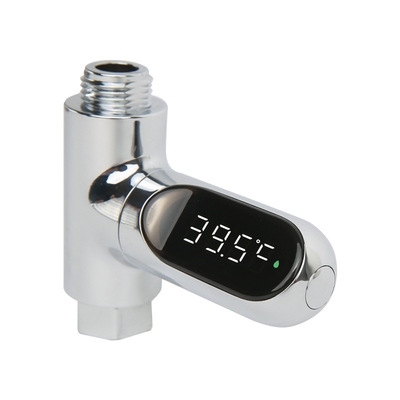 Creative second generation know warm without power consumption with LED water temperature meter visual shower newborn baby bath home