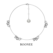 BOONEE necklace womens advanced design sense niche light luxury temperament new necklace clavicle chain