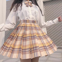 Mountain の blowing jk uniform original genuine dress long sleeve suit Japanese female students school uniform thin Joker pleated skirt