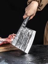 Kensanti hand-forged machete slaughtering and chopping bone knife thickened manganese steel axe kitchen knife special for cutting bones