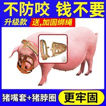 Sow mouth cover anti-bite set piglet artifact pig mouth cover anti-bite sow mouth cover horse cattle sheep anti-eating pig