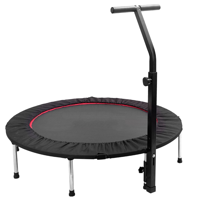 Trampoline adult gym exercise weight loss device with armrest home indoor family children children bounce jumping bed