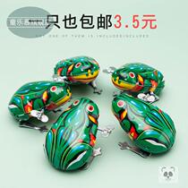 Post-80s childhood memories of post-90s nostalgic toys old-fashioned iron frogs in the 80 s and 90 s childhood classics