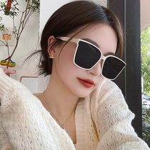 Sunglasses 2022 new wave female Korean version ins white polarized anti-ultraviolet sunglasses net red with a small face