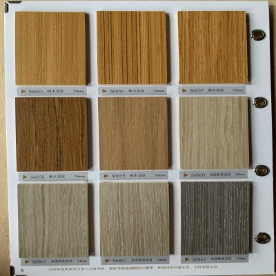 Wood grain panel decoration background wall panel paint-free wood trim board cordon paint paint-free wall panel KD board Hotel