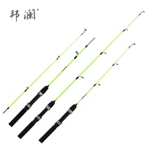 Solid Luya Rod ice fishing rod set 60cm fishing rod throwing Rod boat fishing rod small sea pole ultra short Portable