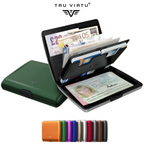 German TRUVIRTU card wing aluminum wallet Ray wing Series anti POS brush credit card bag