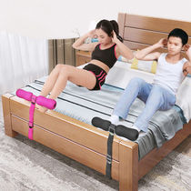 Simple sit-ups female auxiliary device dormitory bed household fixed foot presser for fitness equipment student male