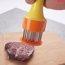 Stainless steel pine nail plum buckle meat needle pigskin pin pine needle roast meat floss meat tie meat tool steak meat hammer