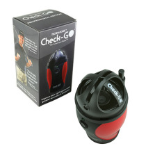 The new CHECK-GO electric golf scriber drawer finds the center of gravity distribution line and automatically draws the ball