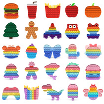 popit childrens heart count puzzle baby toy Mouse Pioneer Food Grade Rainbow Press