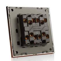 Type 86 panel 4-connected four-digit four-open automatic reset rebound normally open normally closed switch button Smart Access control switch