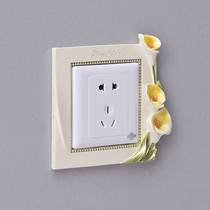 Switch border cover waterproof switch patch protective casing simple and generous upmarket net red toilet decorate home 