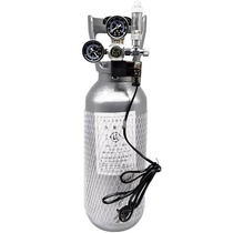 Carbon dioxide set water straw tank lCO2 gas cylinder inflatable cylinder animal husbandry pressure gauge four liters 4L