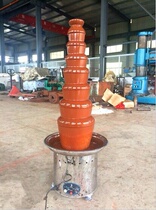 Commercial eight layer chocolate fountain machine wedding banquet Fountain chocolate melting machine full 304 stainless steel body
