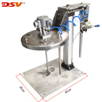 Factory direct 5 gallon pneumatic mixer stainless steel pneumatic mixer standard 20L stainless steel barrel