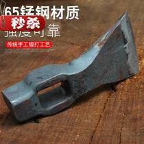 Chinese bricklayer planing and planing adze 1 woodworking adze all-steel manual wooden handle hoe adze pickaxe axe adze hammer brickwork chopping brick