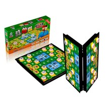 Beast chess new children Primary School students puzzle magnetic large luxury old-fashioned magnetic three-dimensional animal chessboard nostalgia