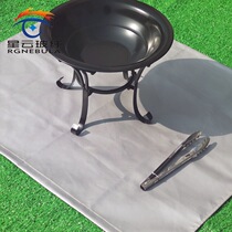 BBQ fireproof blanket camping outdoor fireproof cloth flame retardant high temperature resistant silicone glass fiber temperature resistant 550 degree fire blanket