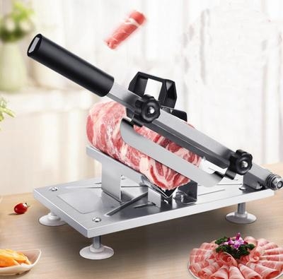 Beef mutton slicer manual household meat cutter cutting fat beef and mutton roll machine meat slicer frozen meat planer