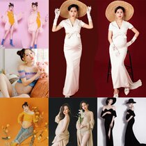 2020 New pregnant woman photo clothing fresh pregnant mother photo clothes photo studio pregnant women Theme Photography clothing